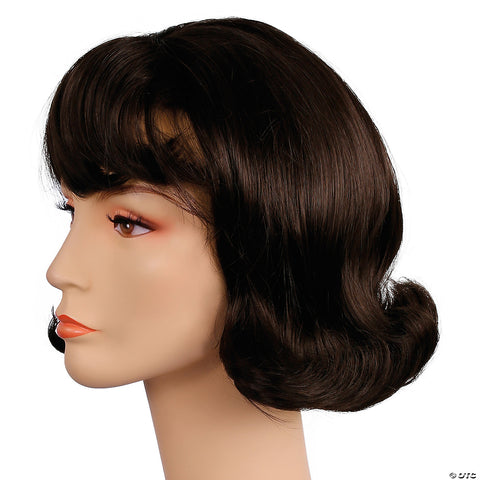 Women's Sky Blue 60s Short Lucy Flip Wig