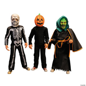 halloween 3  season of the witch& 8482  don post pumpkin  skull & witch action figures~mattdp169-a01