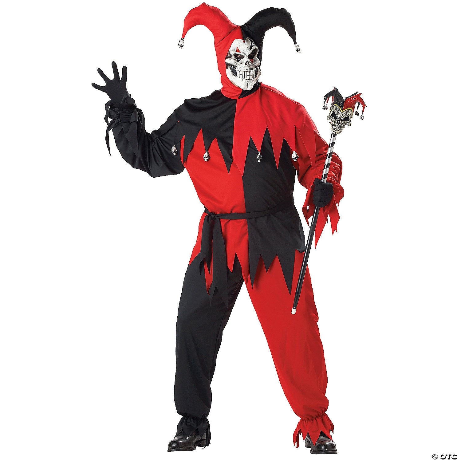 adult evil jester plus size costume~cc01613p