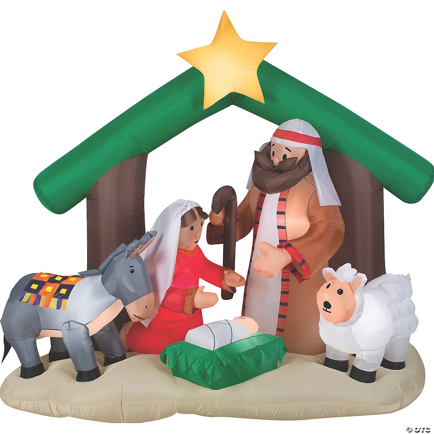 72  outdoor blow up inflatable holy family nativity outdoor yard decoration~ss38401g