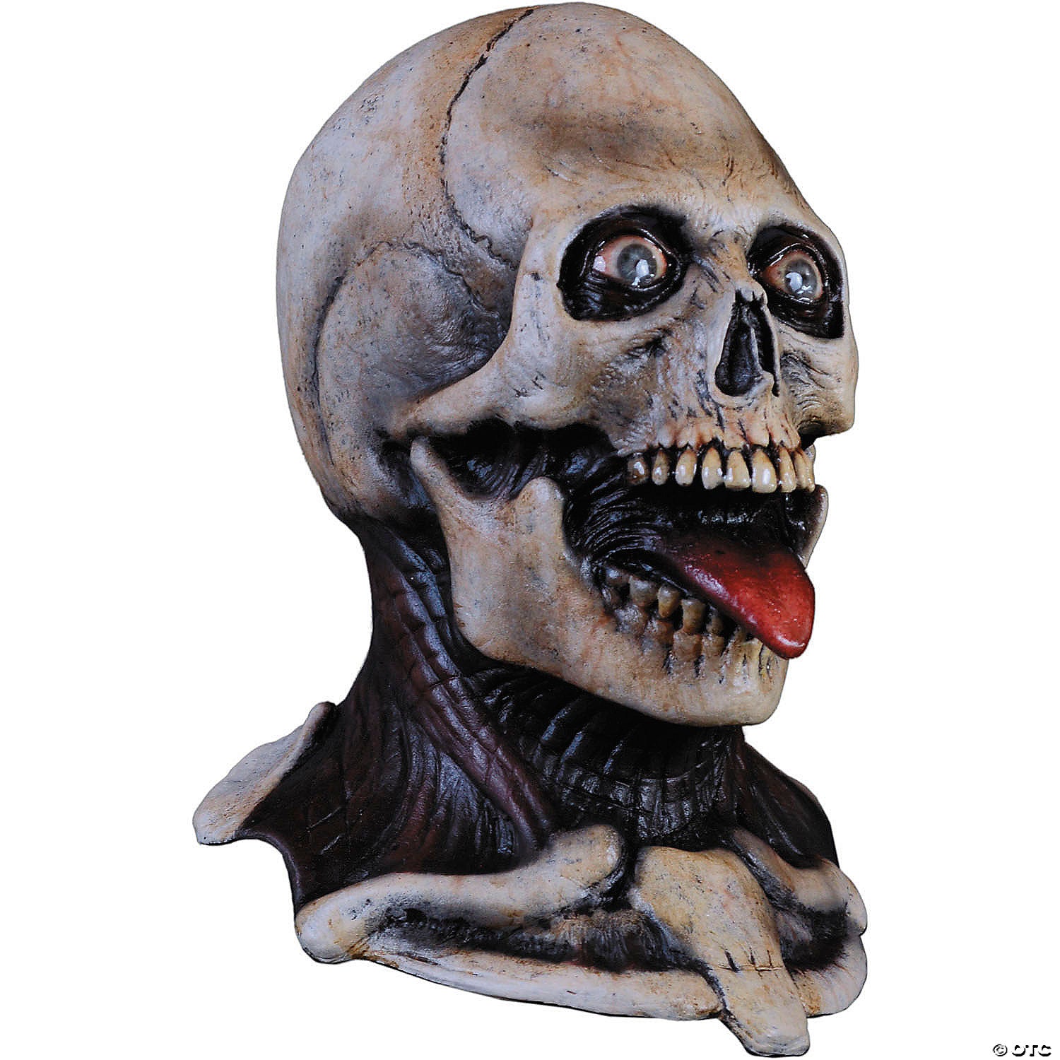 the return of the living dead& 8482  party time skeleton zombie mask costume accessory~macgem100