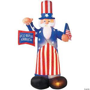 72  airblown light up uncle sam outdoor yard decoration~ss4850910g