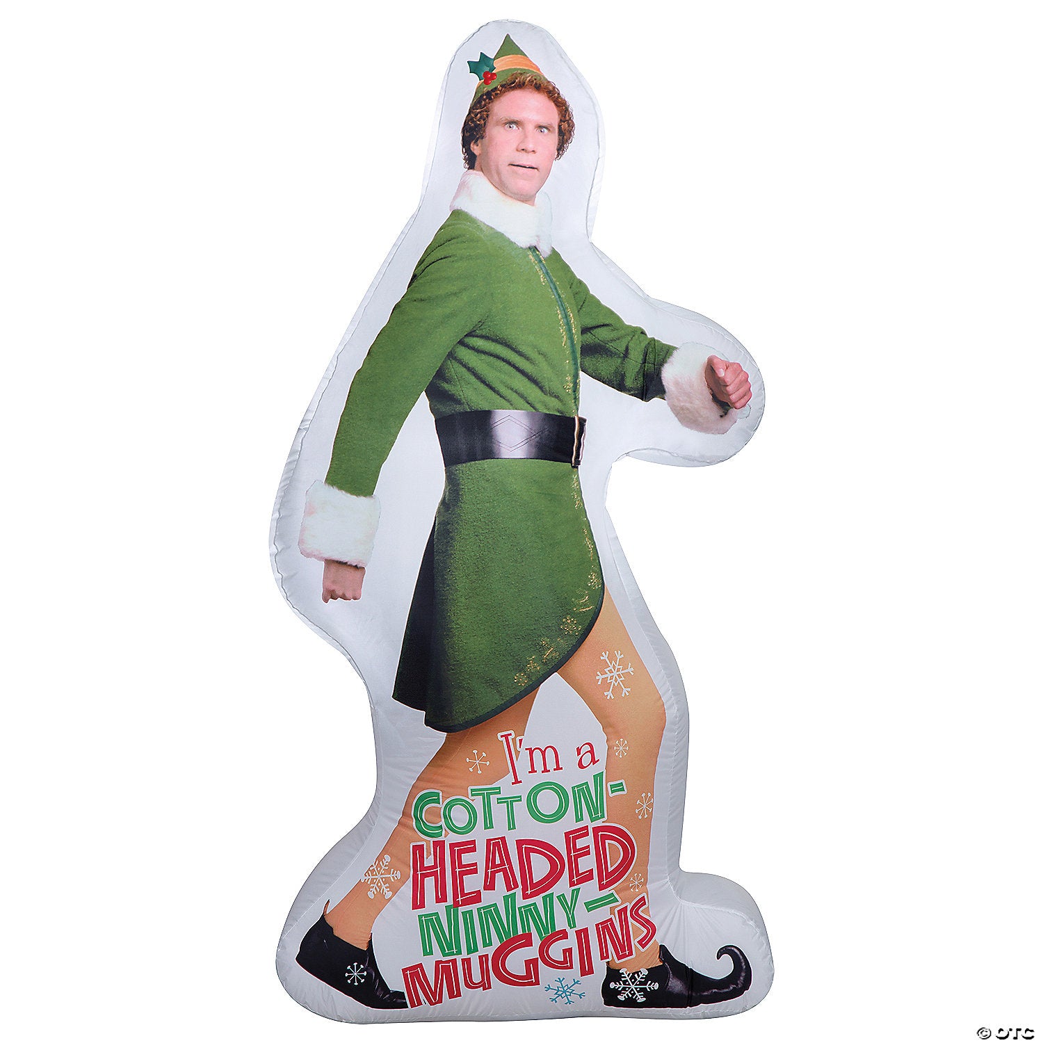 airblown& 174  buddy the elf strolling 72  inflatable christmas outdoor yard decor~ss881572g