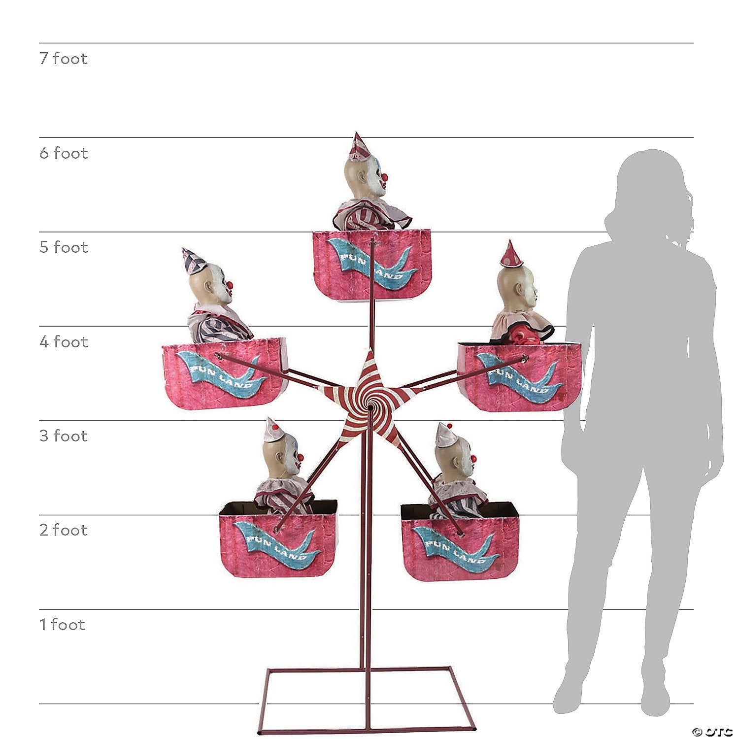 animated ferris wheel 72 inch prop~mr124632-a06