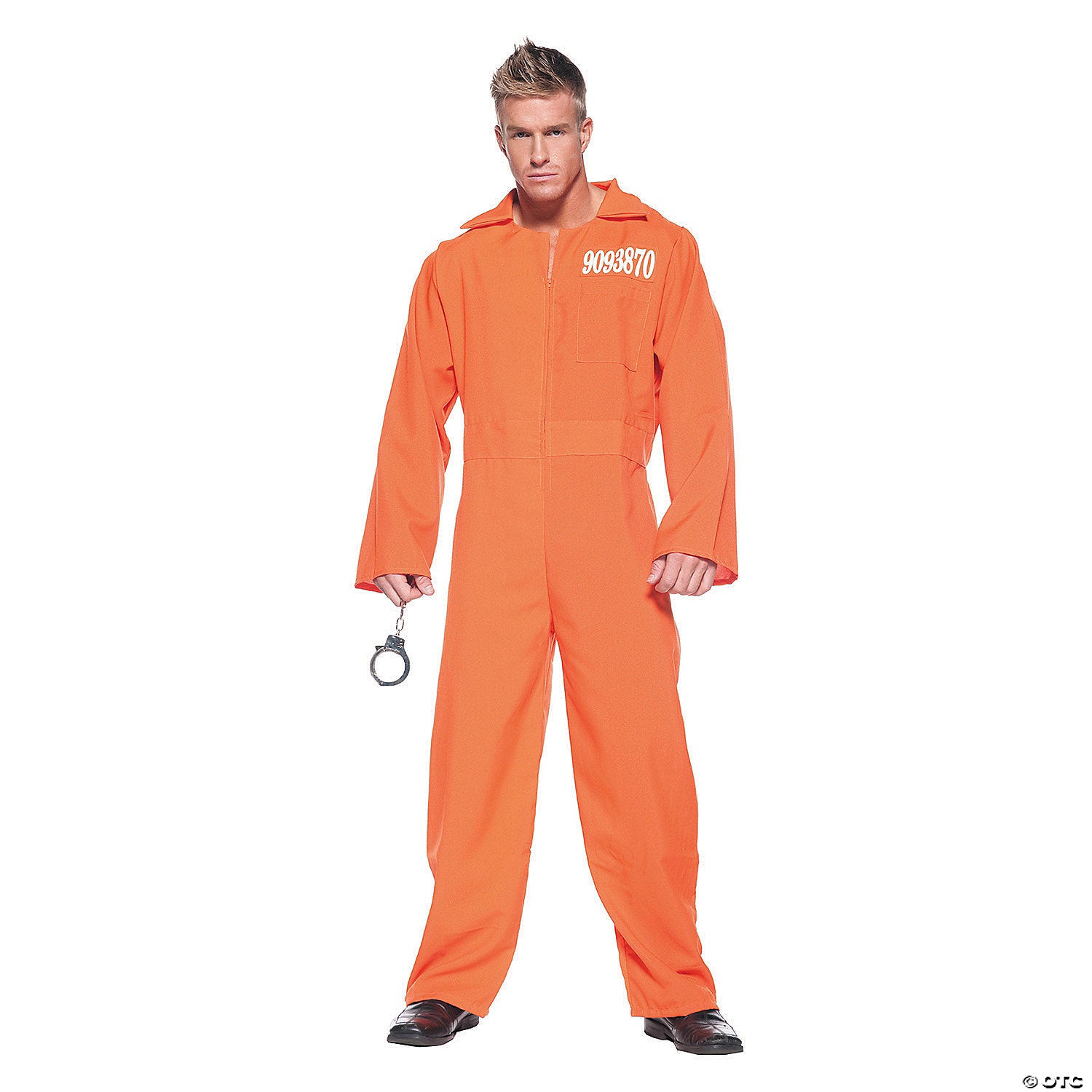 men s orange prison jumpsuit costume~ur29131