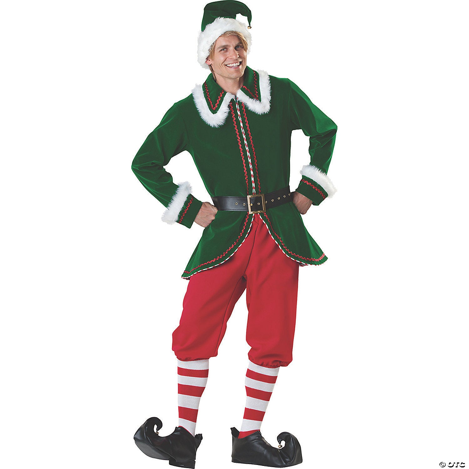 men s santa s elf costume   medium~ic51001md