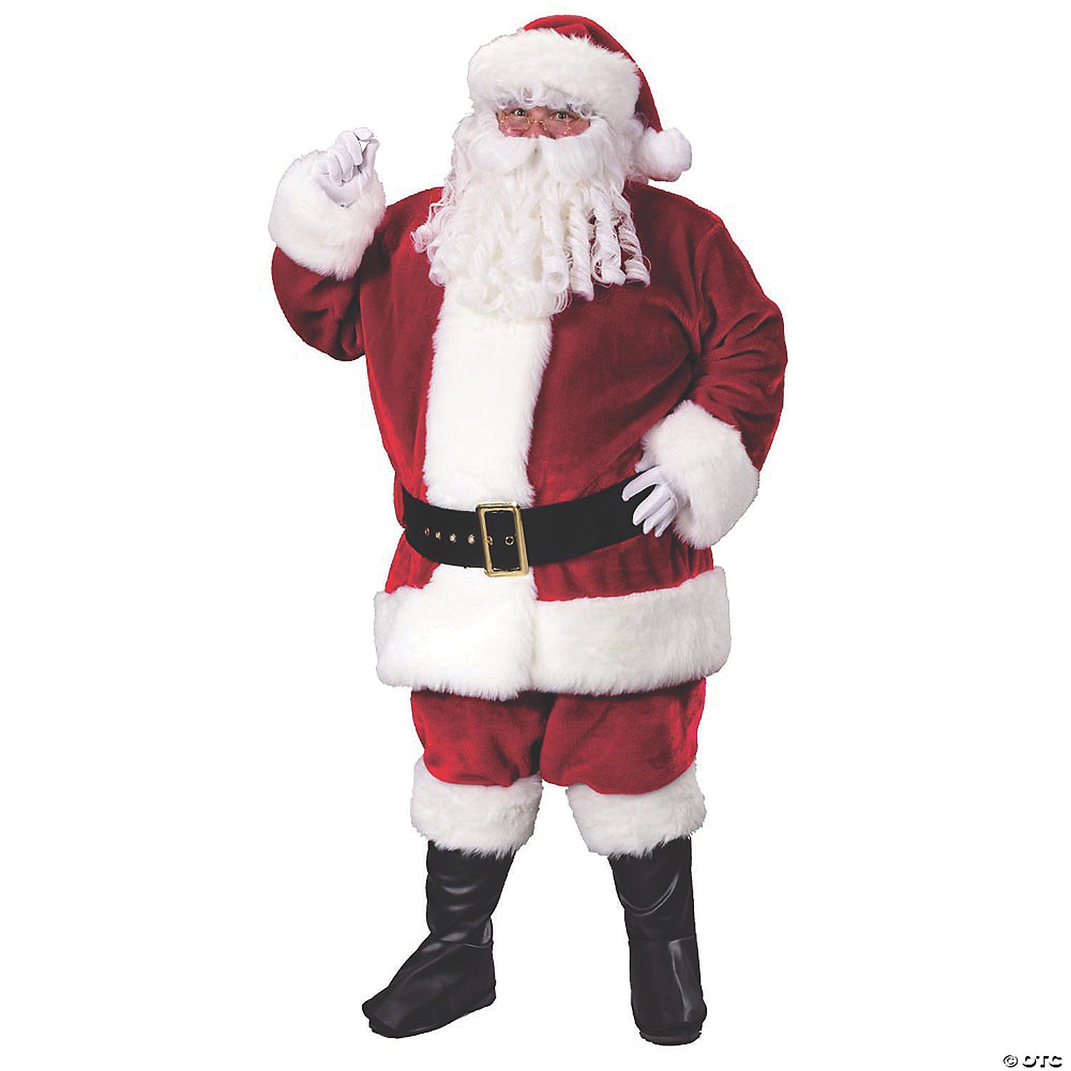 men s premium plush santa suit costume~fw7503