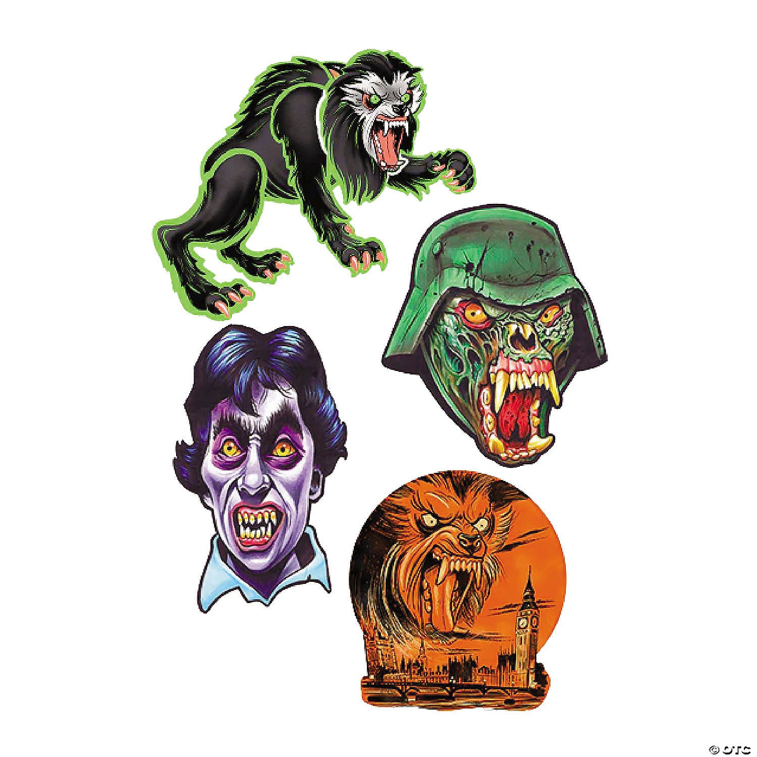 american werewolf in london& 8482  wall decoration cutouts   series 1~mamcus103