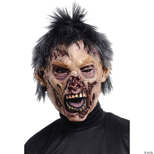 adults zombie mask with black hair~mr135005