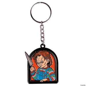 child& 8217 s play& 8482  seed of chucky chucky with knife keychain~masfus176