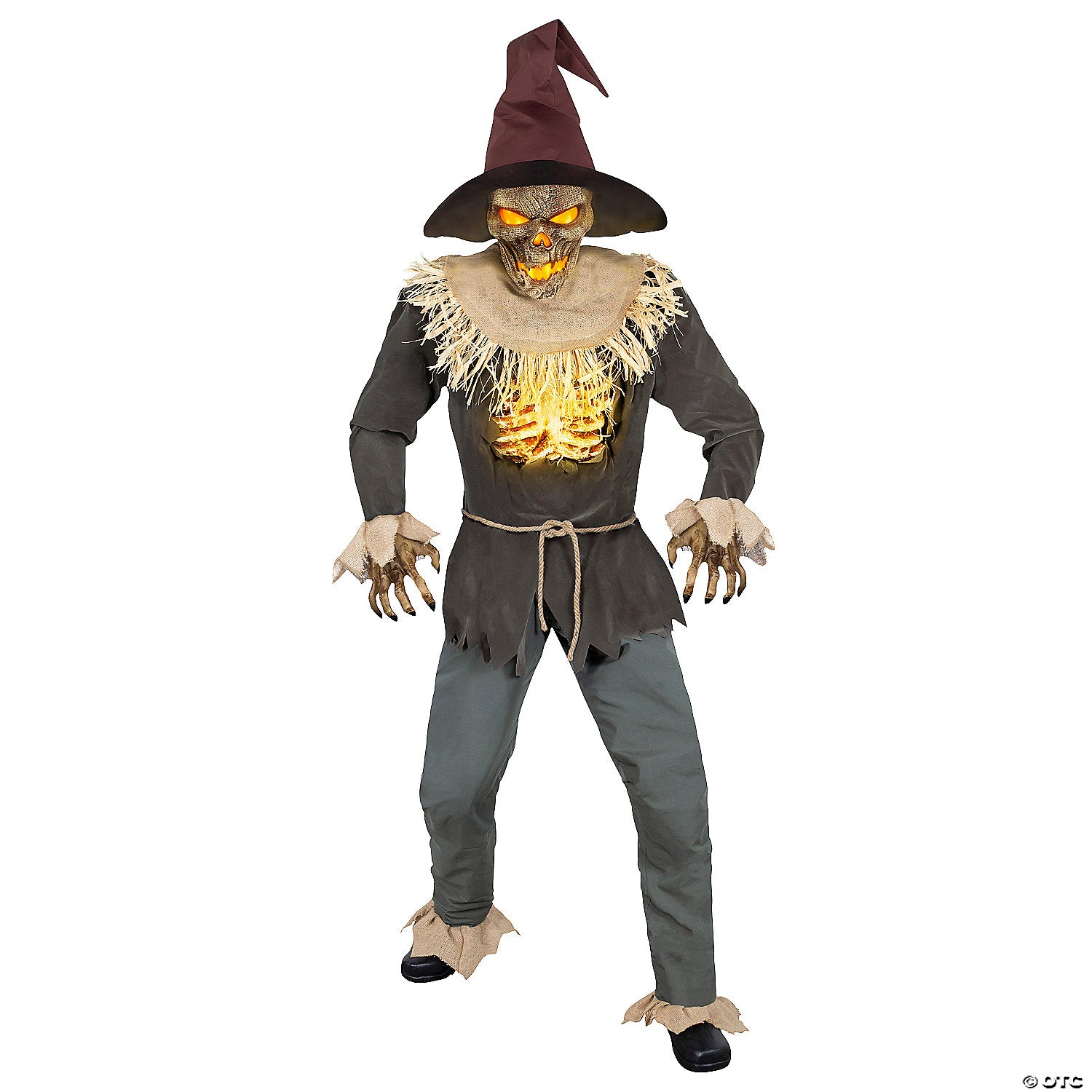 2 ft  animated scarecrow halloween decoration~tt59520-a01