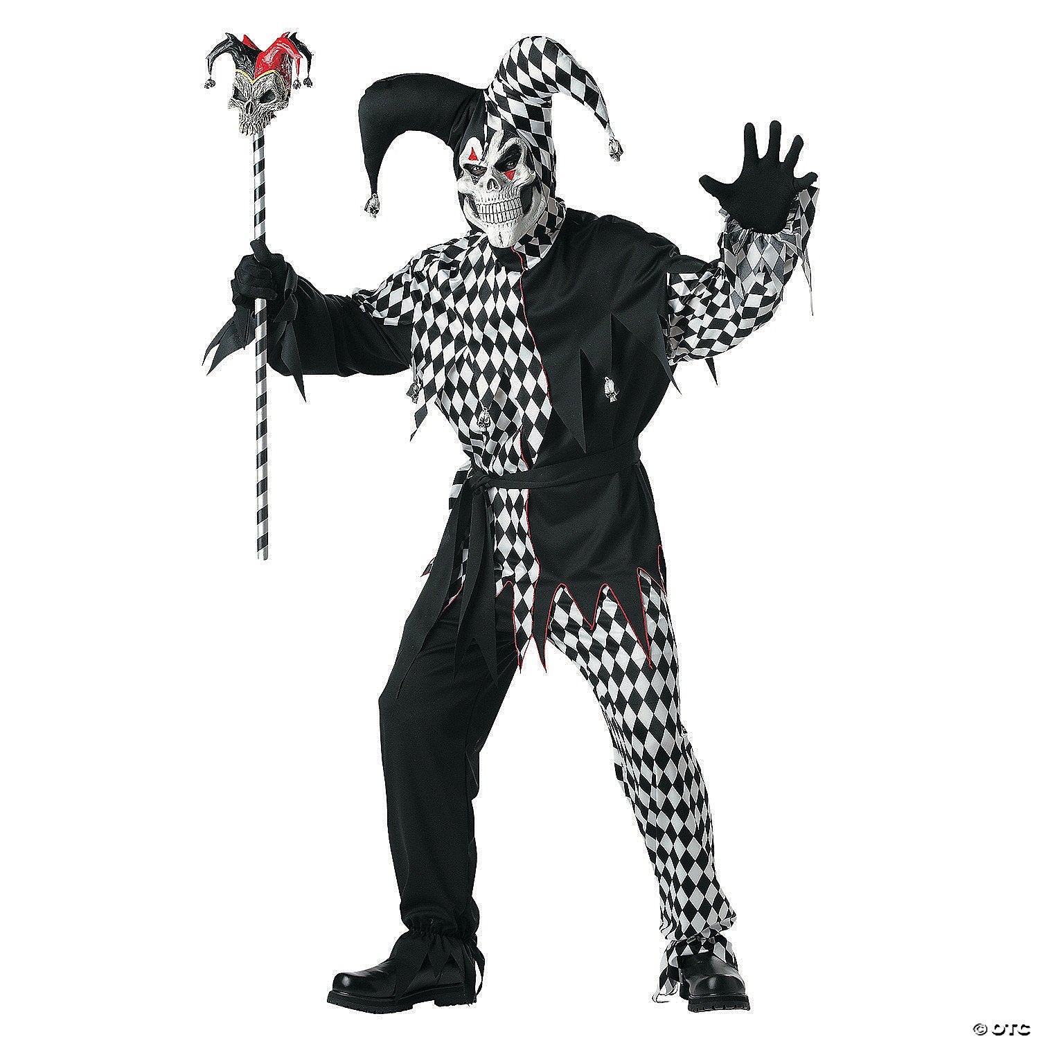 men s evil jester costume   extra large~cc00928xl