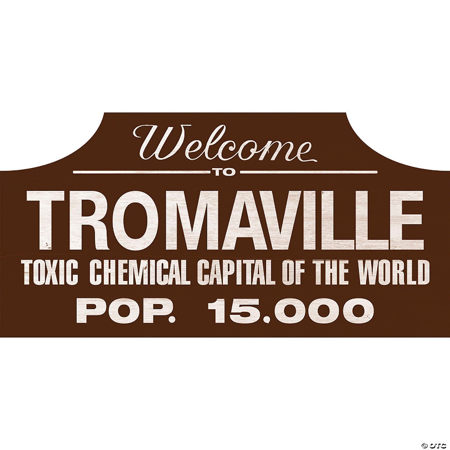 18  the toxic avenger& 8482  tromaville wood sign decoration~masfte100