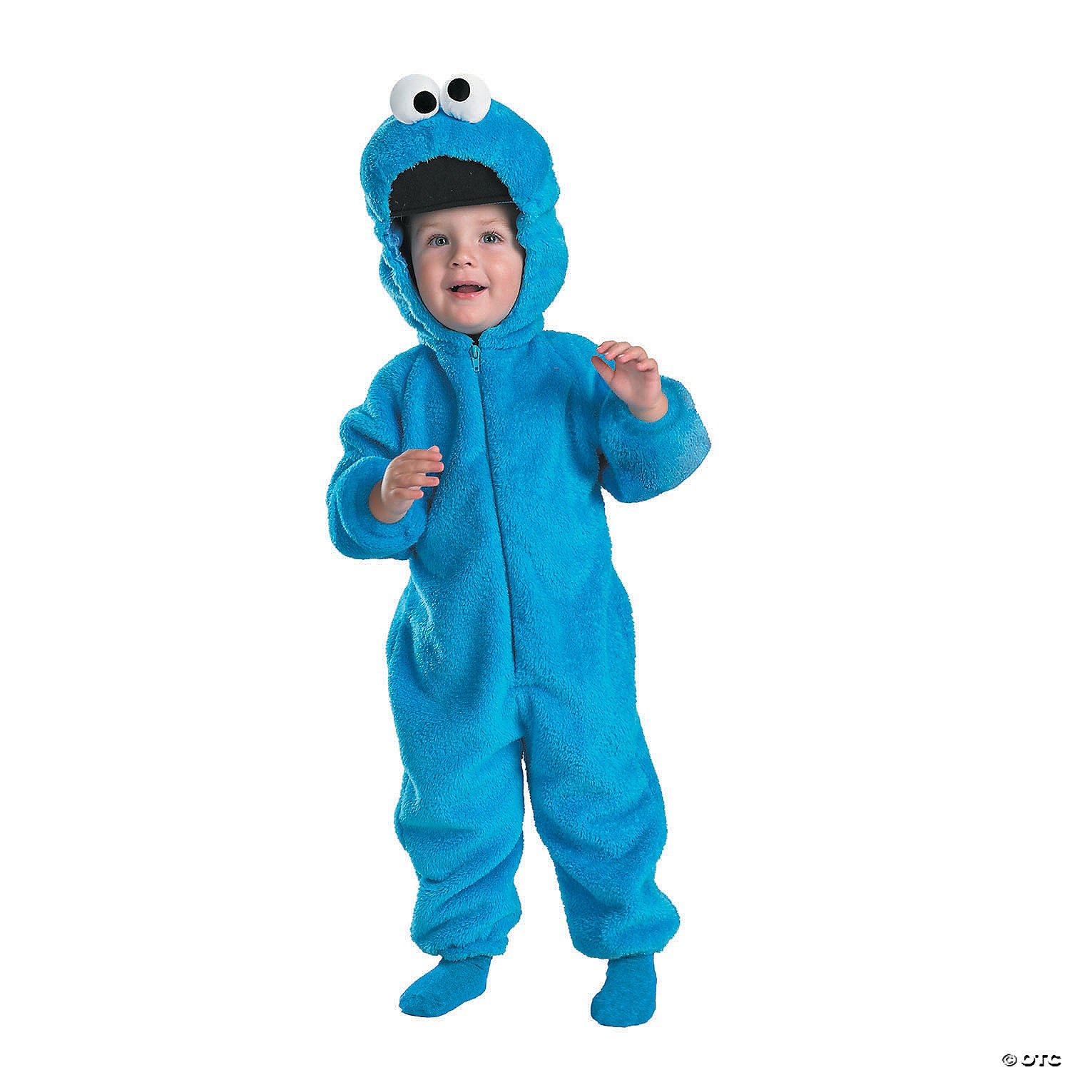 toddler deluxe sesame street& 8482  cookie monster costume   3t 4t~dg6598m