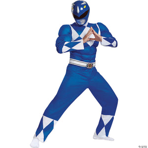 men s classic muscle mighty morphin power ranger blue ranger & 8211 & 160 large~dg79731d-a02