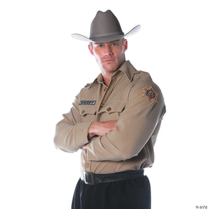 men s sheriff shirt costume~ur29011