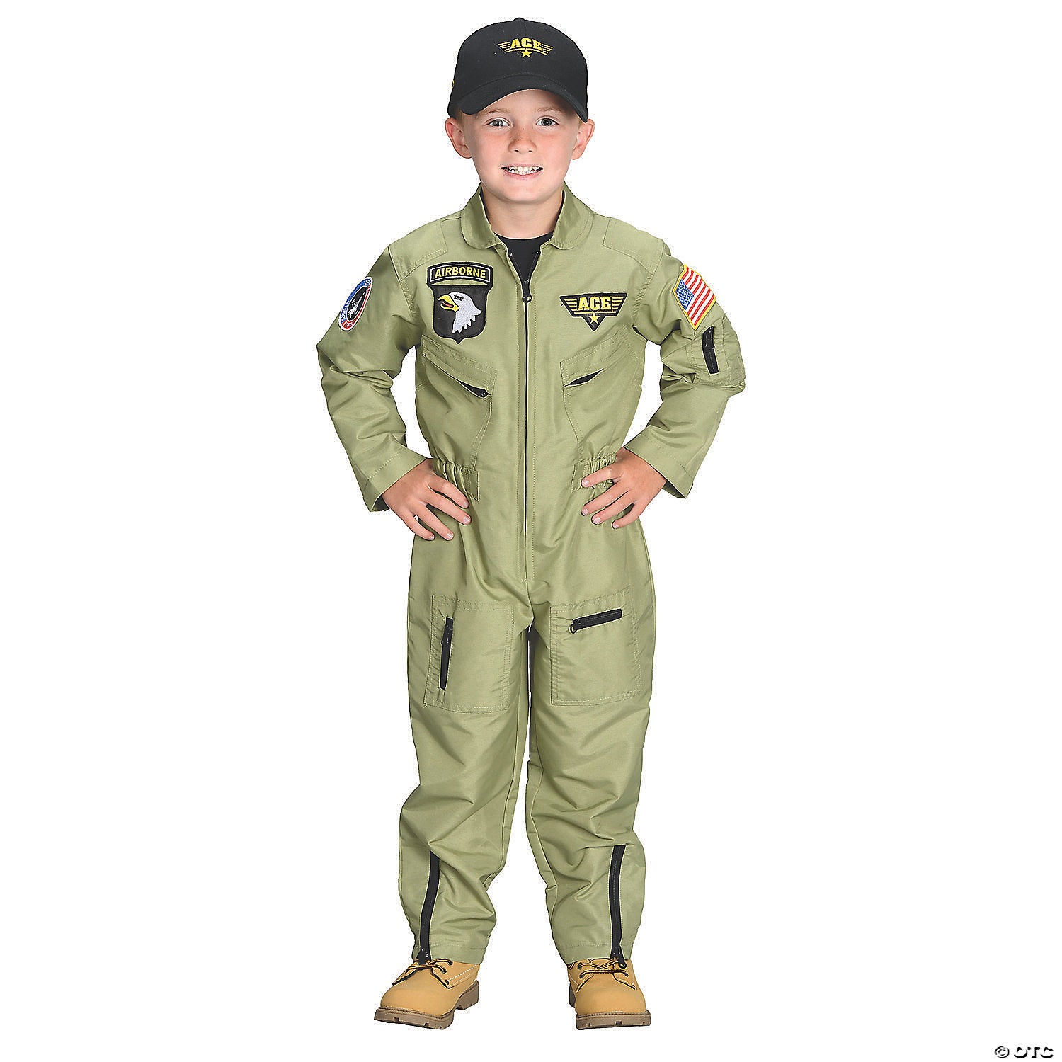 kid s fighter pilot costume   large~ar38lg