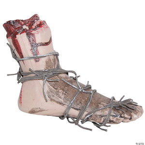 bloody foot with barbed wire~ss74175