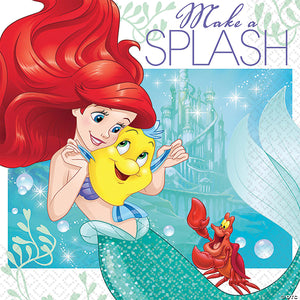 disney ariel beverage napkins~am501620