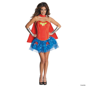 women& 8217 s flirty wonder woman& 8482  costume   extra small~ru880560xs