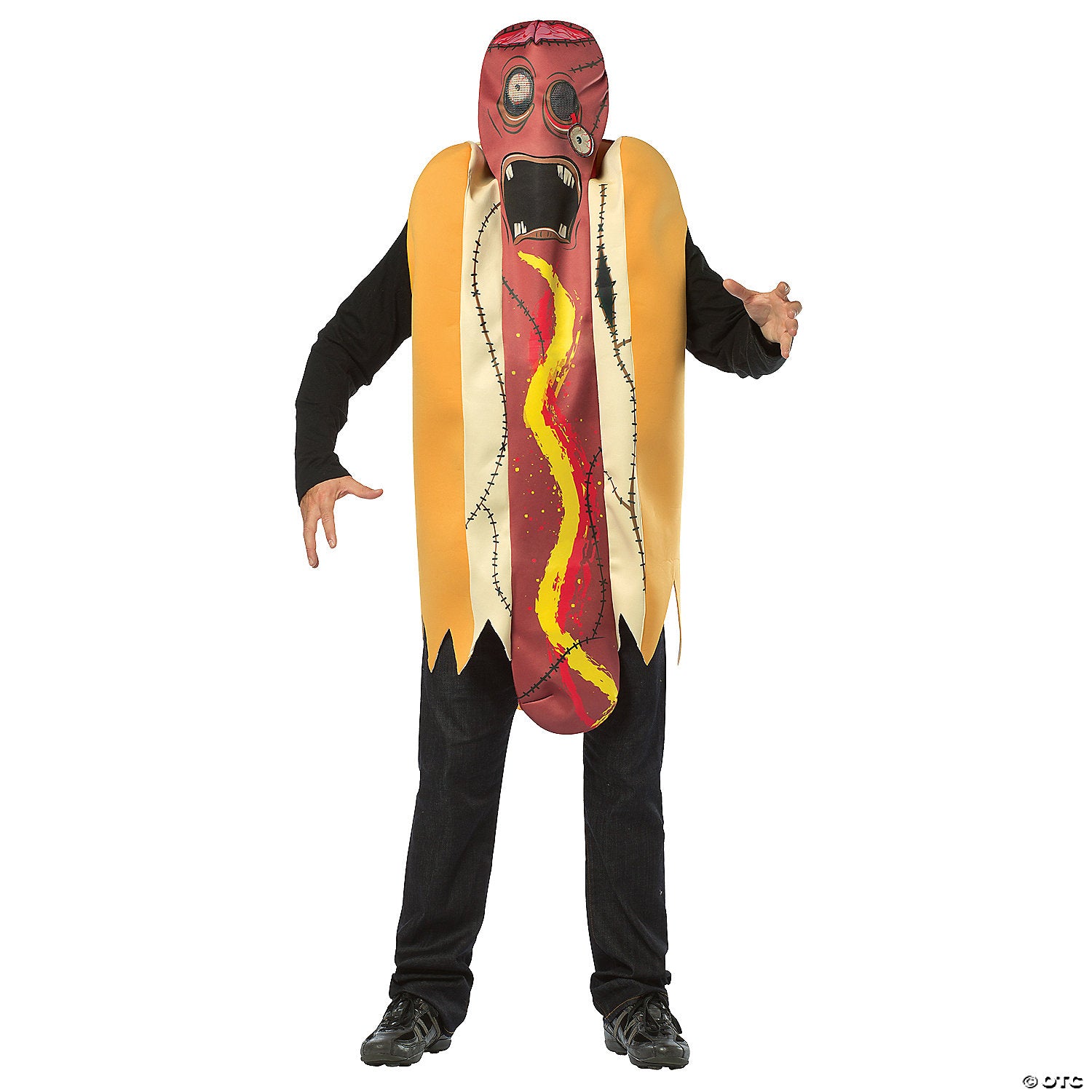 adult zombie hot dog costume one size 38 47~gc6532