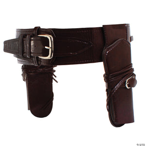 adults cowboy belt with double holster costume accessory~ur31061