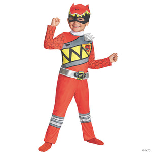 toddler classic mighty morphin power rangers& 8482  red ranger dino costume   3t 4t~dg82734m