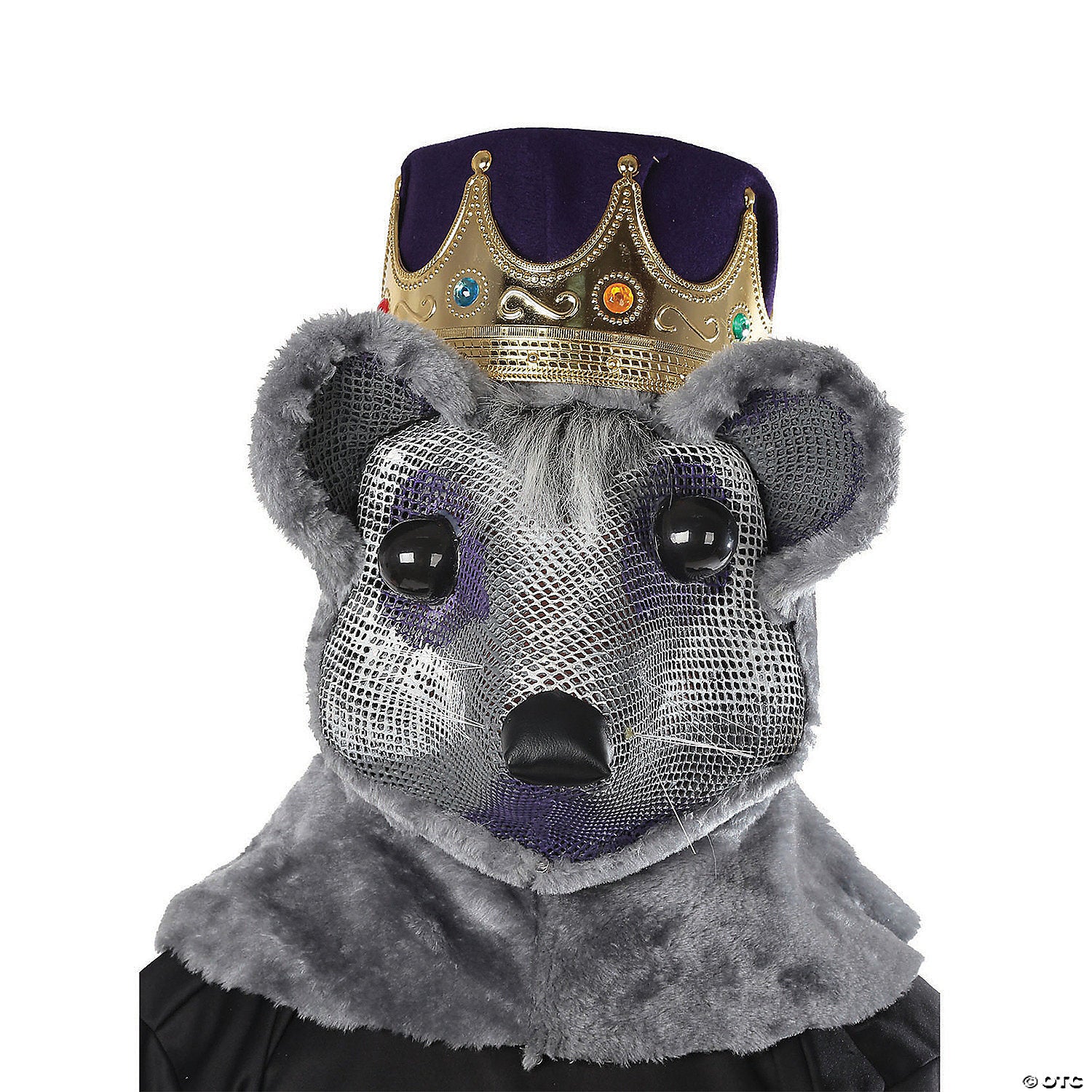 adult s mouse king headpiece with purple & red crown~mr039126