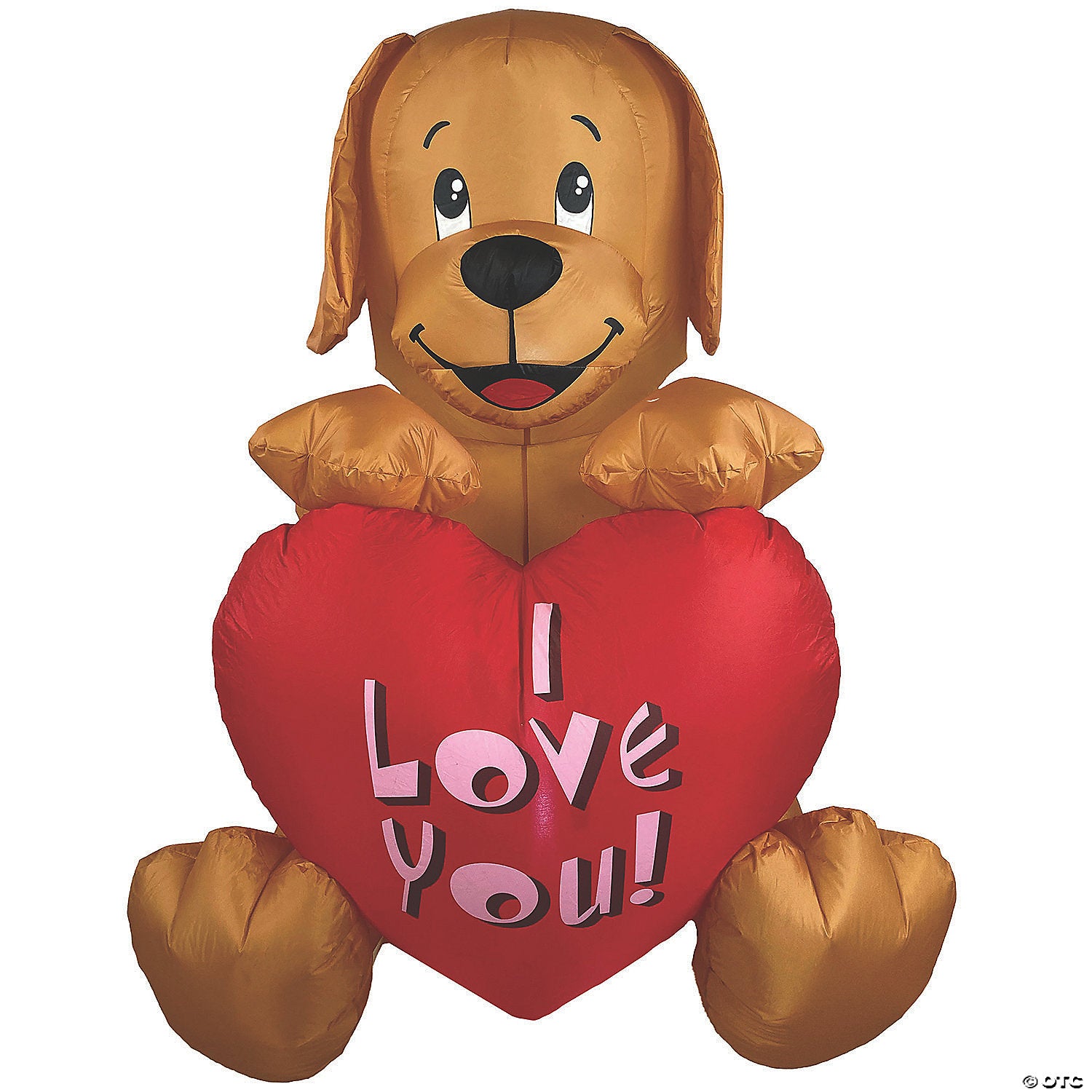 4 ft  i luv u puppy inflatable outdoor yard decoration~va12002