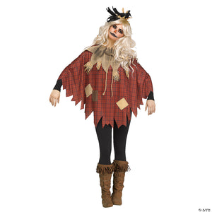 adults scary crow poncho~fw90437c