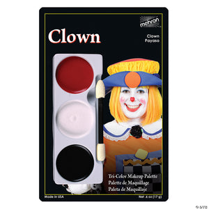 mehron clown tri color makeup palette~dd153