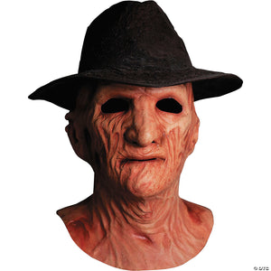 a nightmare on elm street 2  freddy s revenge& 8482  deluxe freddy krueger mask with fedora hat~macgwb103-a03