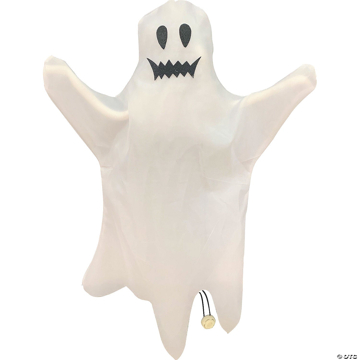 23" Animated Hanging Shaking Ghost Halloween Decoration