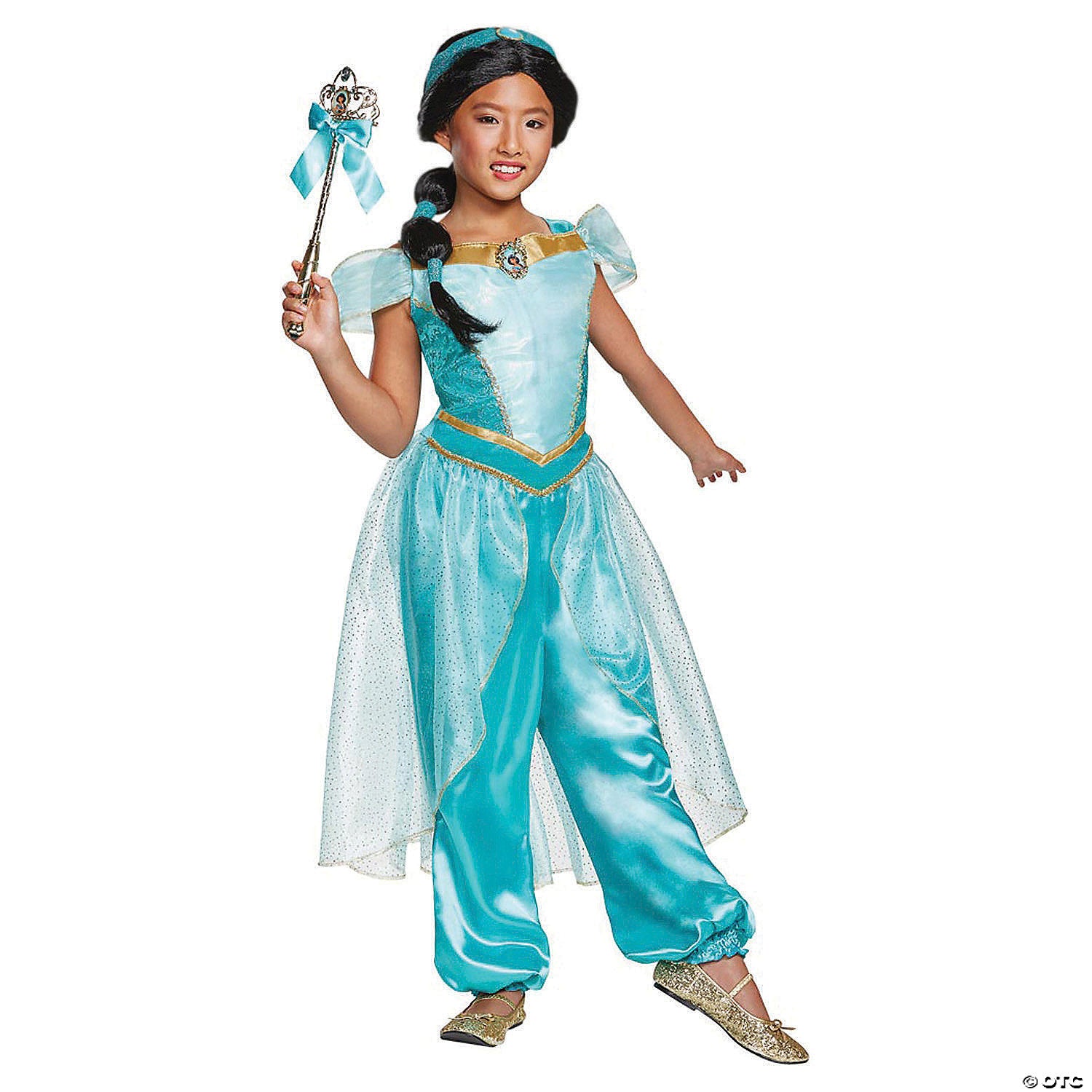 toddler girl s deluxe aladdin& 8482  jasmine costume   3t 4t~dg67067m