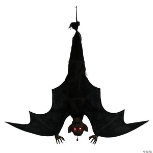 46  menacing hanging bat halloween decoration~mr123901-a06