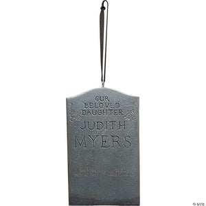 holiday horrors halloween& 8482   1978  judith myers tombstone collectible ornament~mattti131