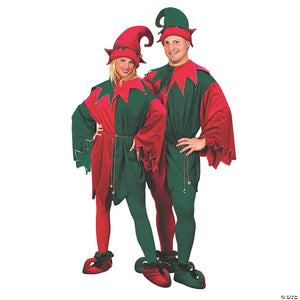 adult velvet elf costume set~fw7553