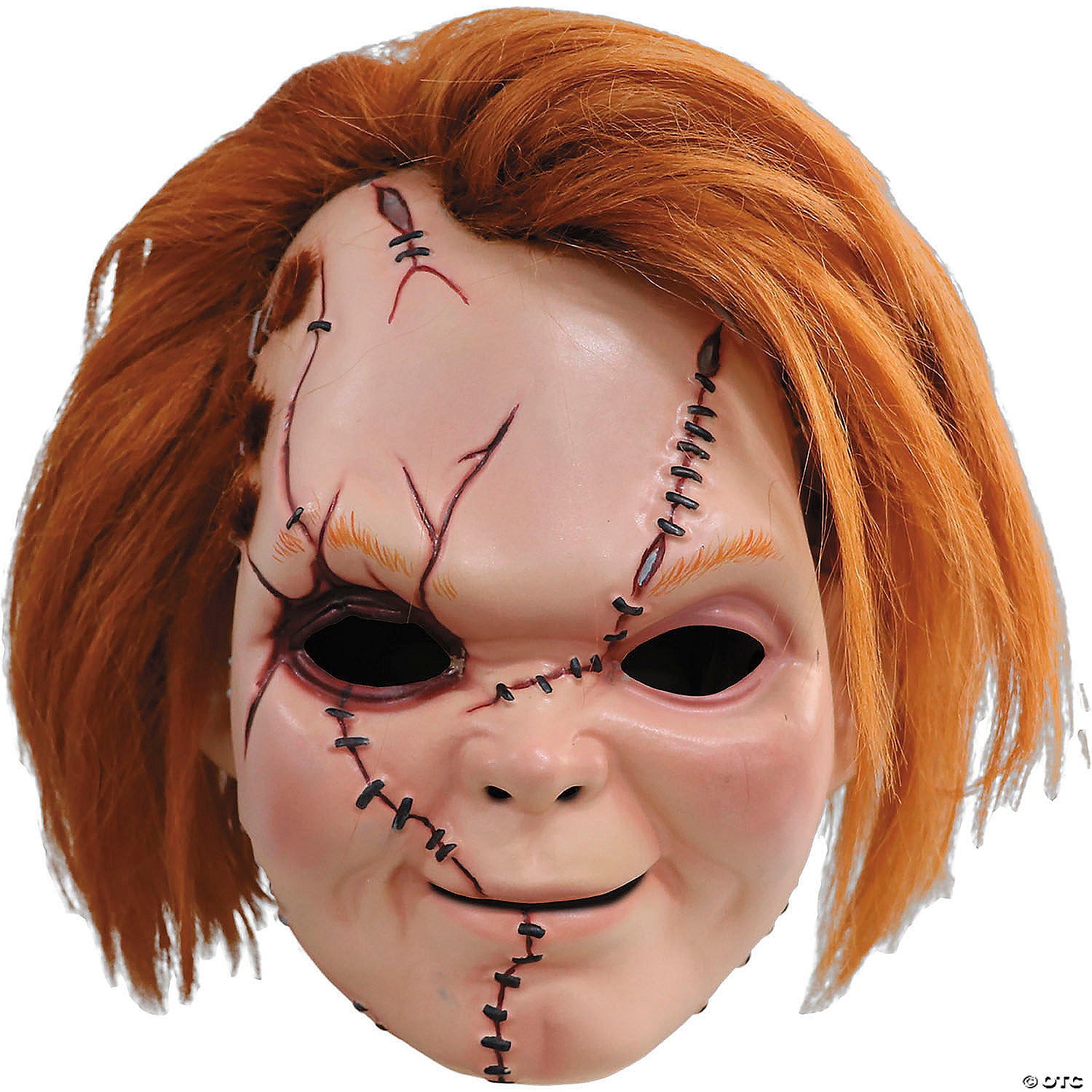 adults curse of chucky& 8482  scarred chucky plastic halloween mask~matgus129