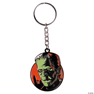 universal classic monsters frankenstein& 8482  face keychain~masfus174