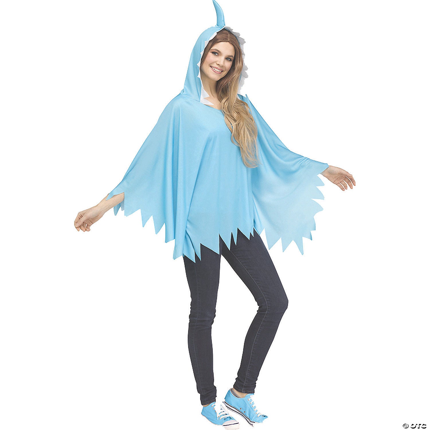 adults shark poncho~fw90793bu