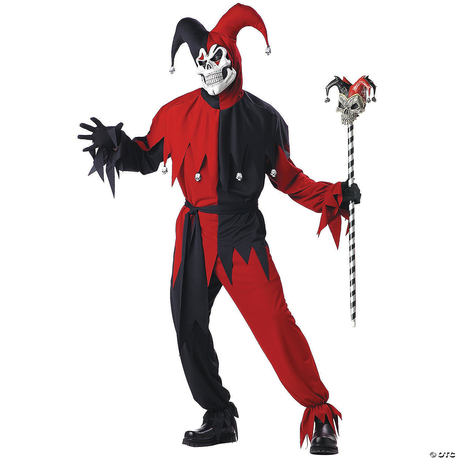 men s deluxe evil jester costume   medium~cc00746md