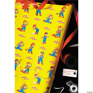 good guys chucky wrapping paper~masfus150