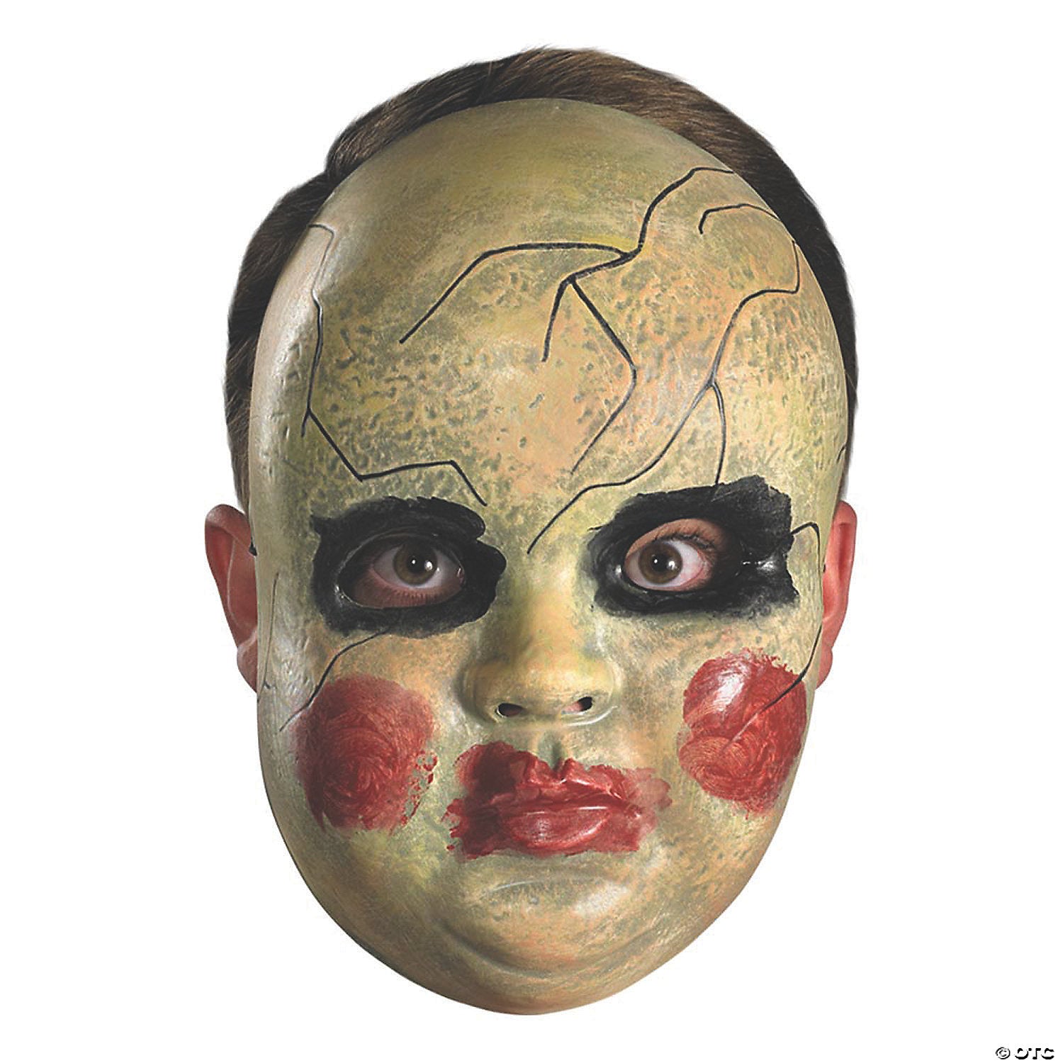 adults smeary doll face mask~dg23930