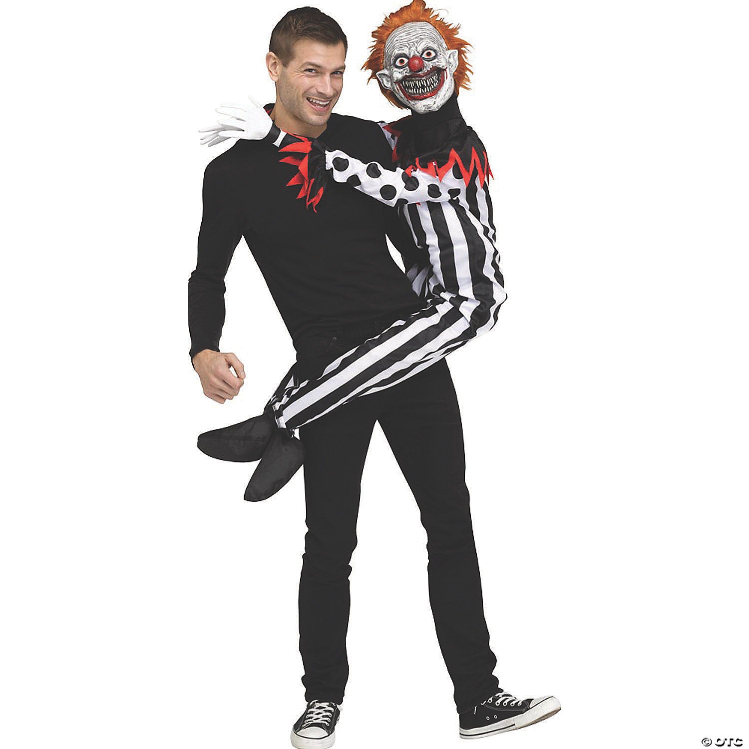 men s wrap around clown costume~fw136604