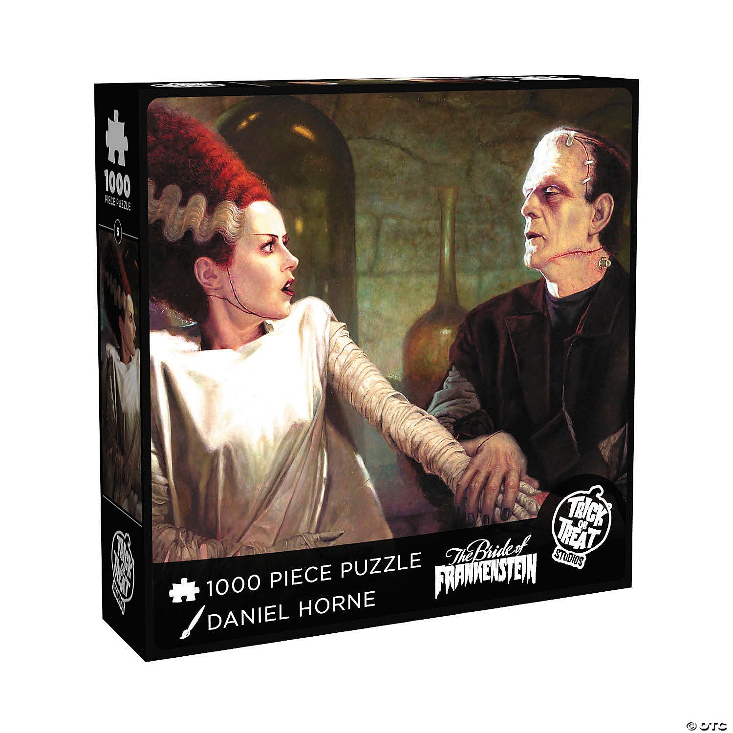 20  x 27  the bride of frankenstein& 8482  frankenstein with bride 1000 piece jigsaw puzzle~matpquxp01-a01