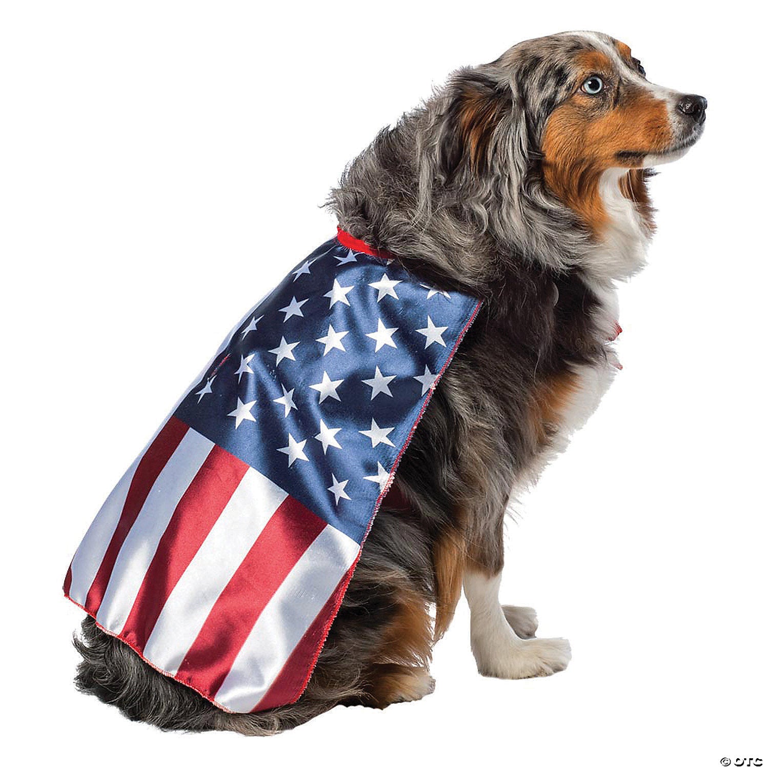 usa flag cape dog costume   medium~gc5014md