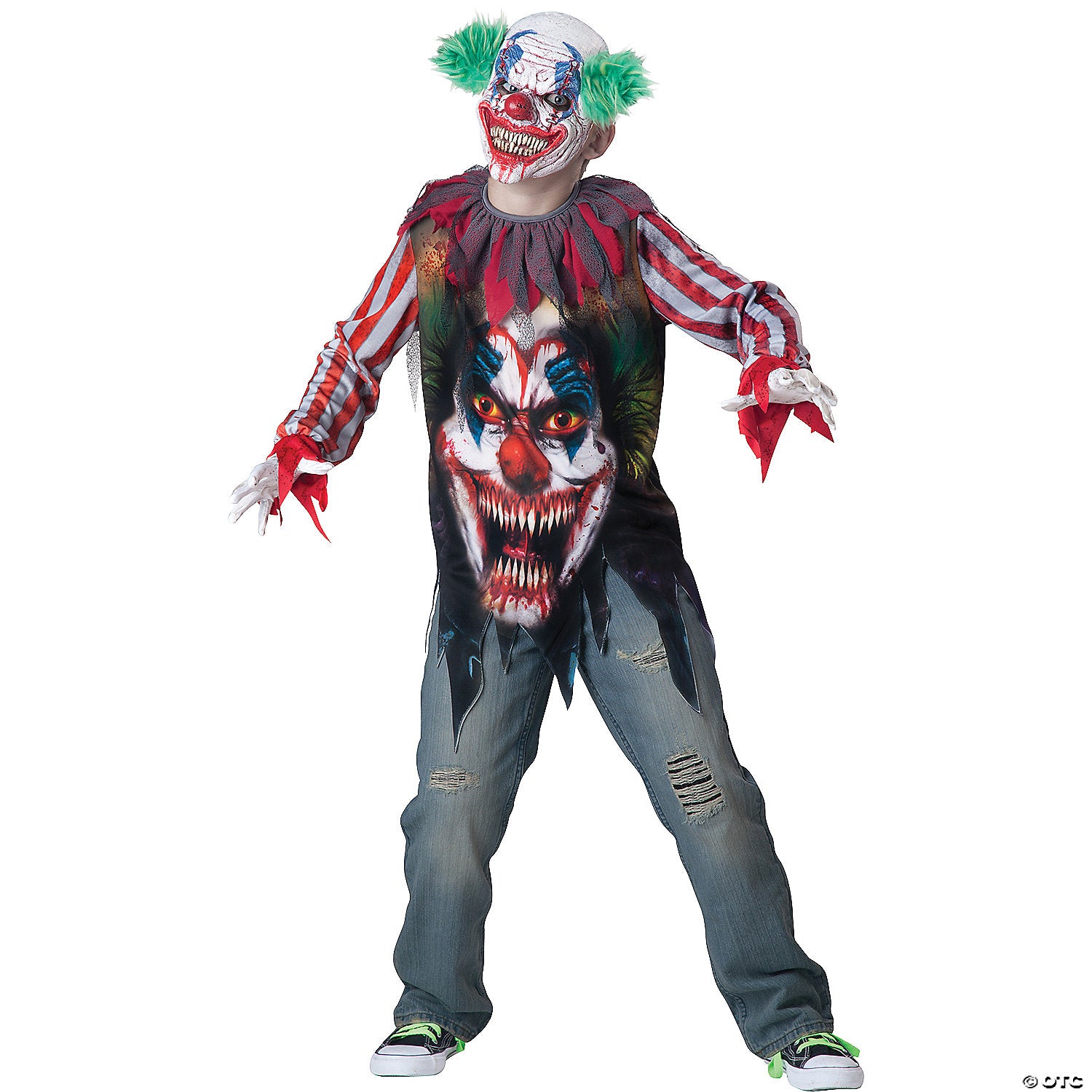 Boy's Big Top Terror Costume Small 8