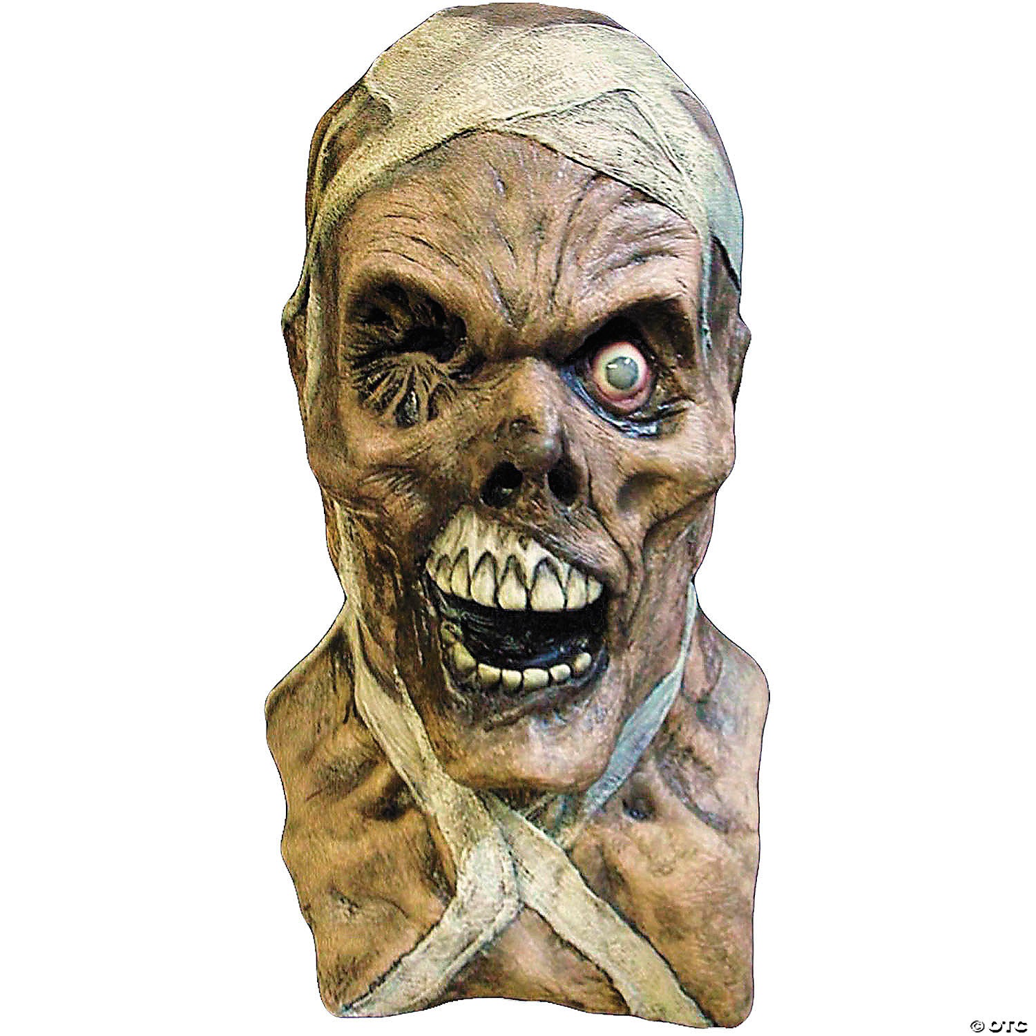 trick or treat studios classic mummy overhead latex sculpted mask~mael111