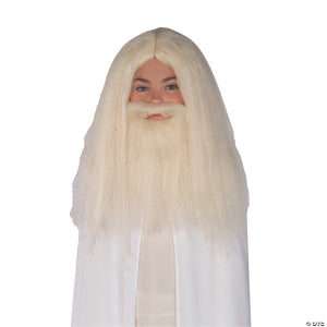 adults the lord of the rings& 8482  gray gandalf wig & beard~ru50943