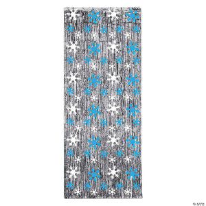 foil snowflake gleaming door curtain~bg20340